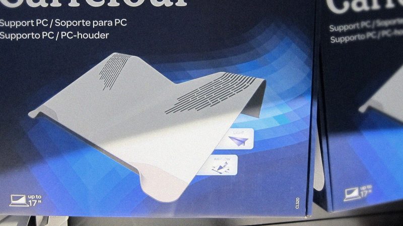 Packaging of a laptop stand